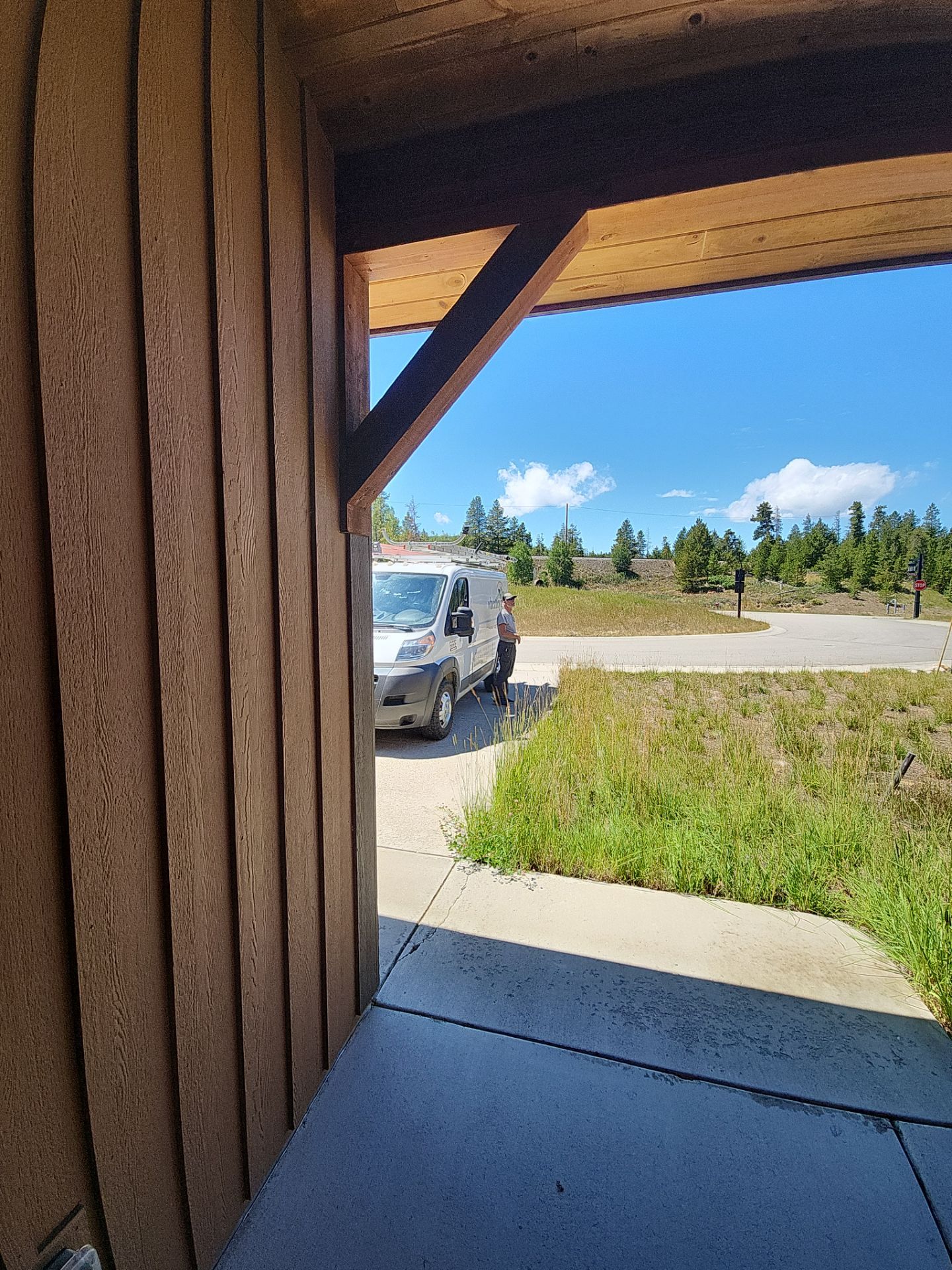 Exterior Painting Using Stain by Wheatley Creek Services