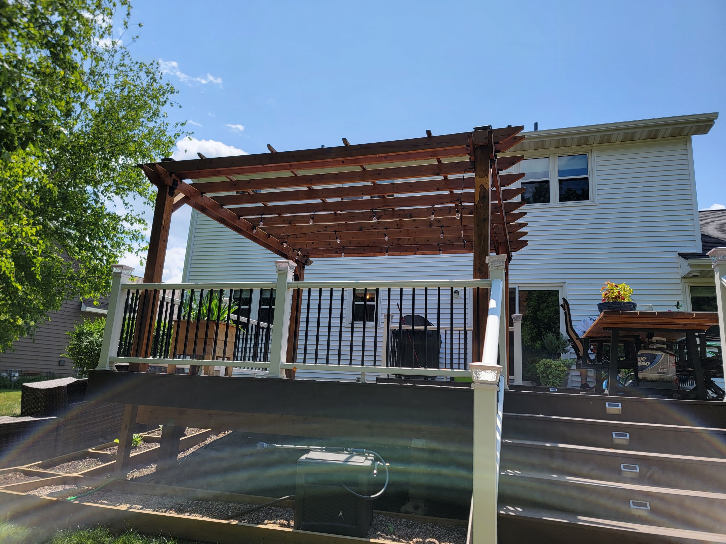 Pergola re-do  by Cutting edge painting 