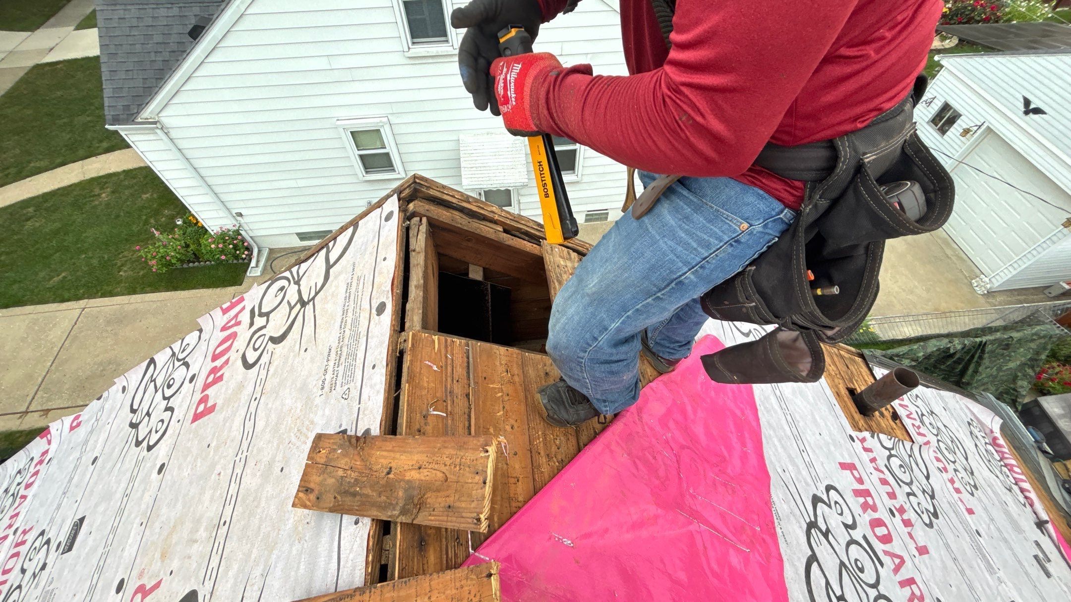 Roof Replacement using Owens Corning Slatestone Gray by 180 Contractors