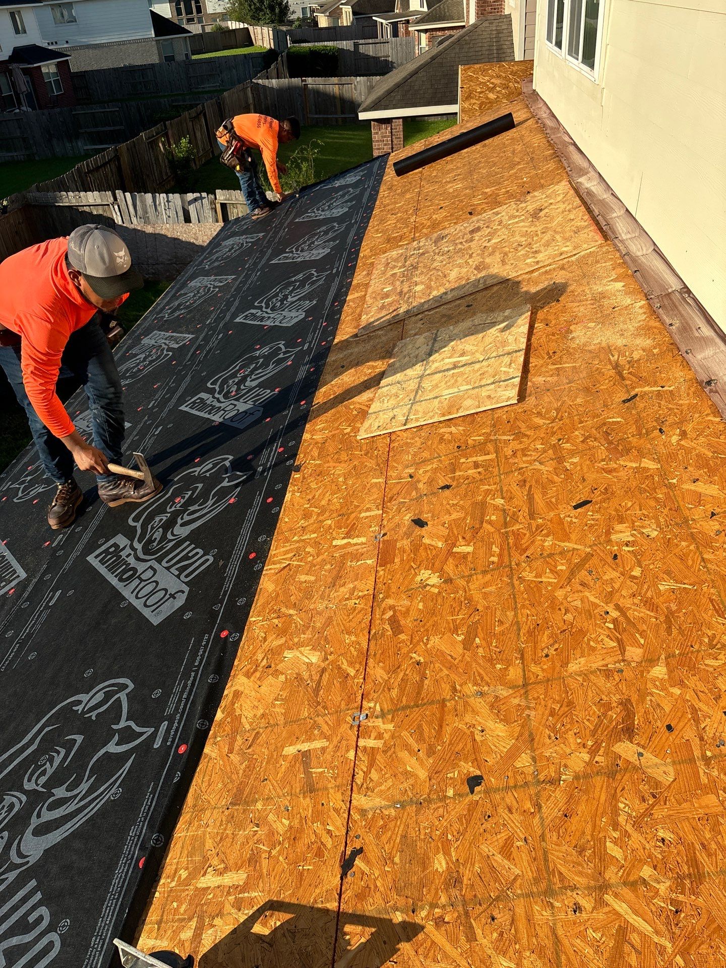 Residential Roofing Installation using Owen's Corning Duration (Lifetime) Shingles by Roof Repair Company