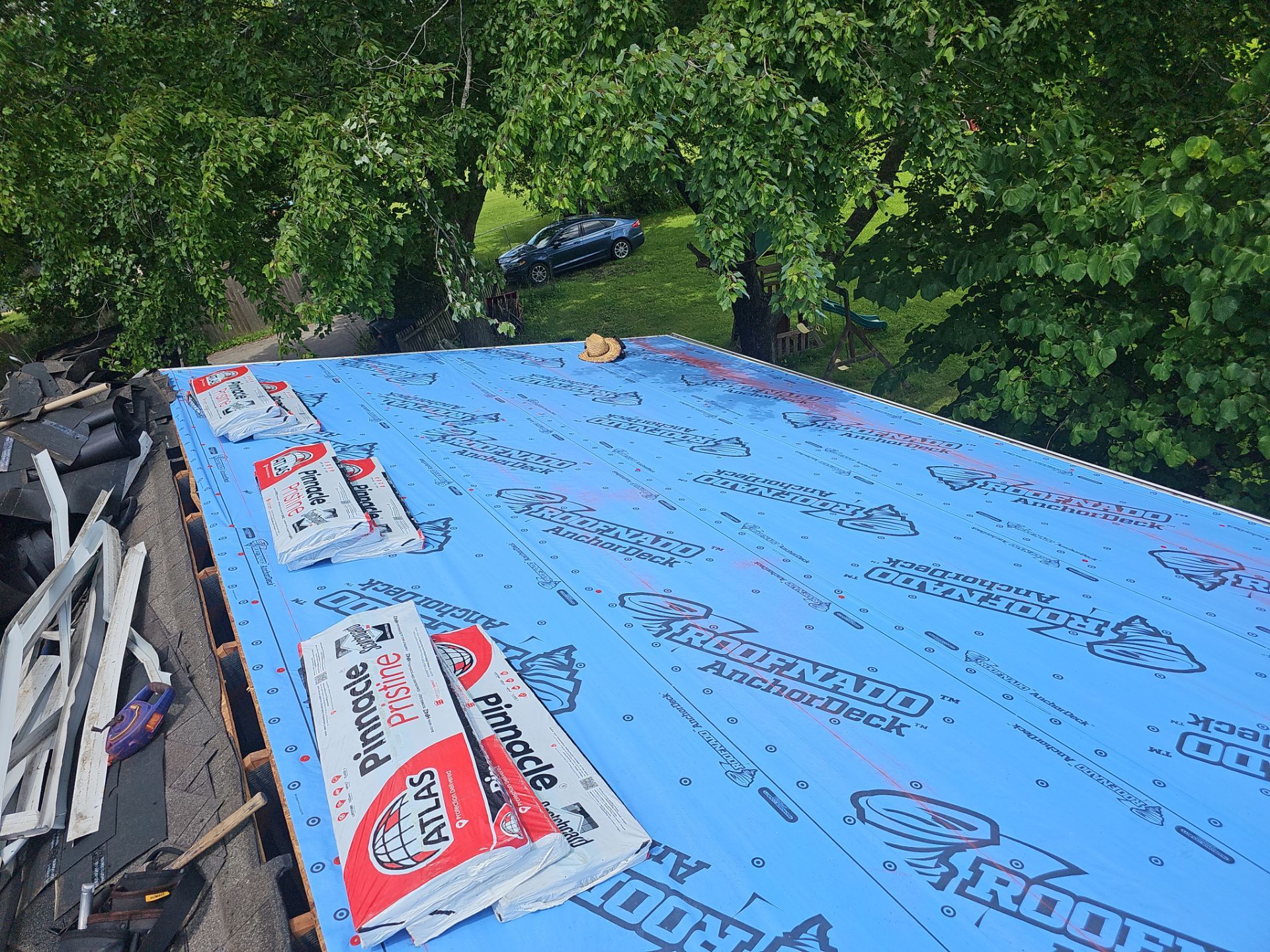 Residential Roofing Install - Atlas Pinnacle Pristine Shingle - Color Weathered Wood  by Titan Commercial & Residential Roofing 