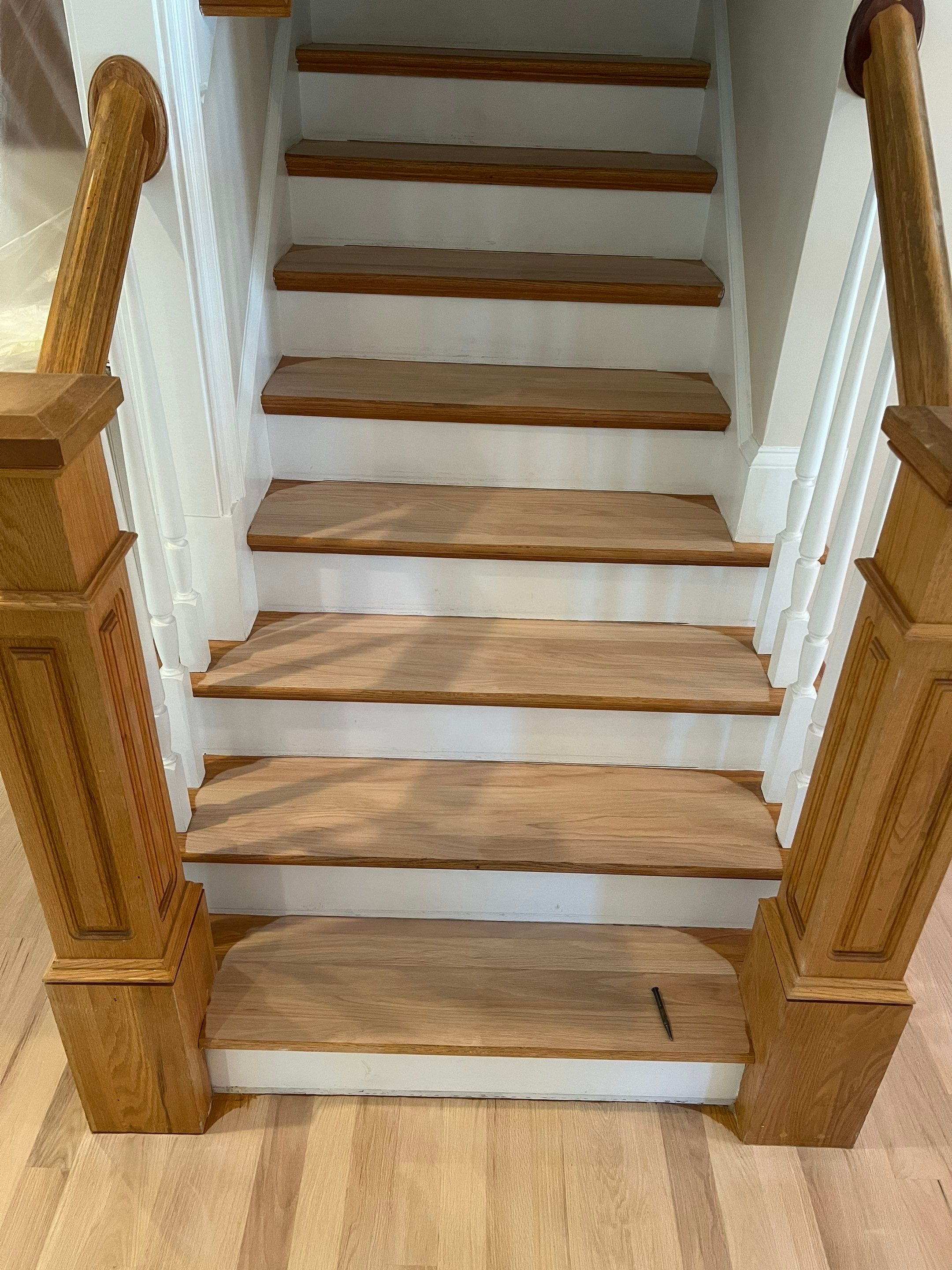 A beautiful refinishing project in The Oaks, Chapel Hill by Accent Custom Floors