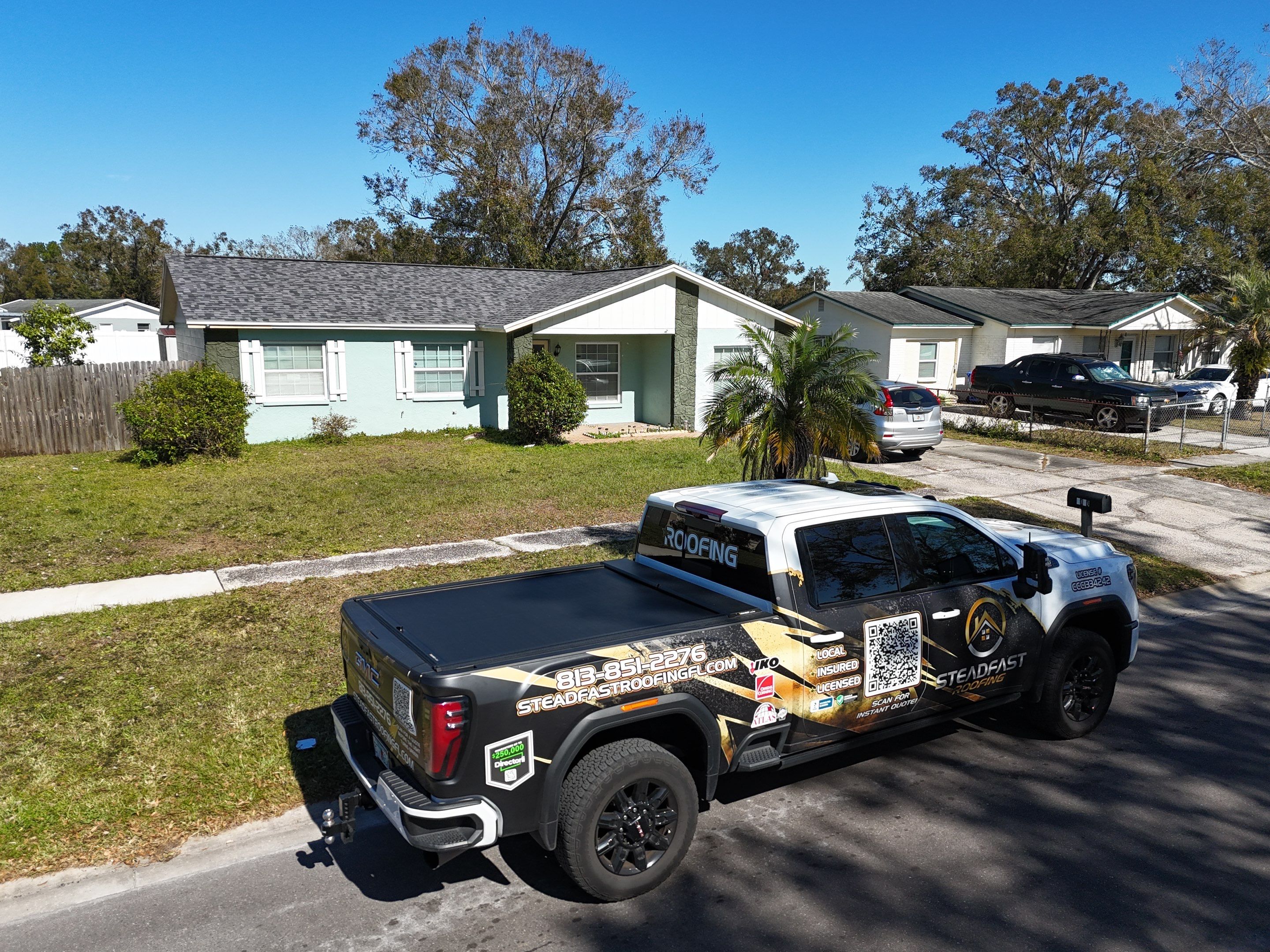 Roof Replacement in Tampa FL. by Steadfast Roofing 