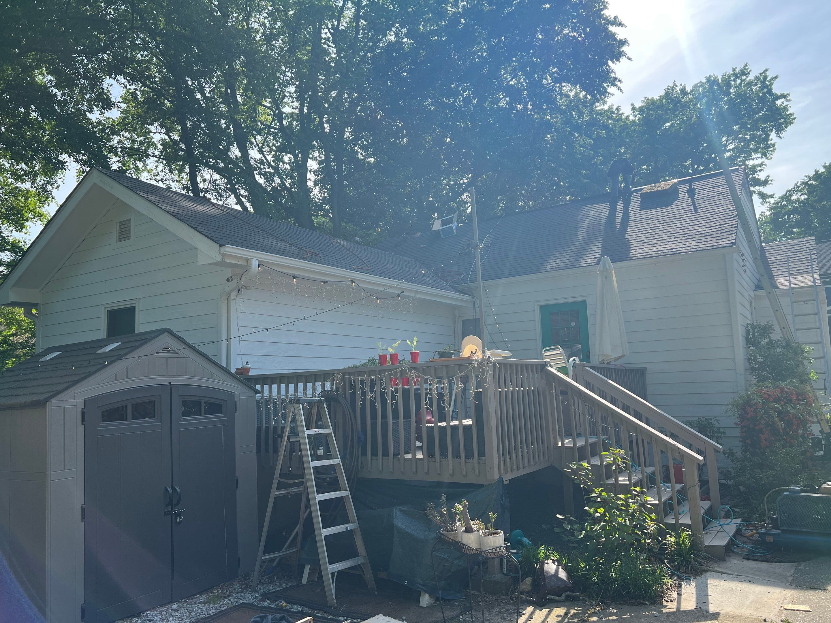 Roof Replaced and interior repaired by Nailed It Roofing & Remodeling LLC