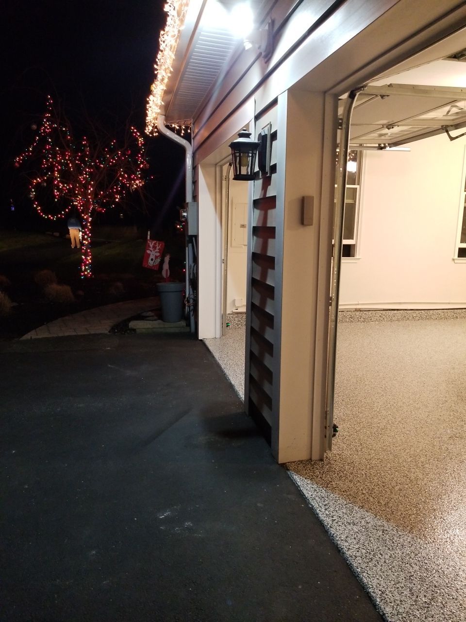 Garage Floor in Domino by Spectrum Painting, LLC