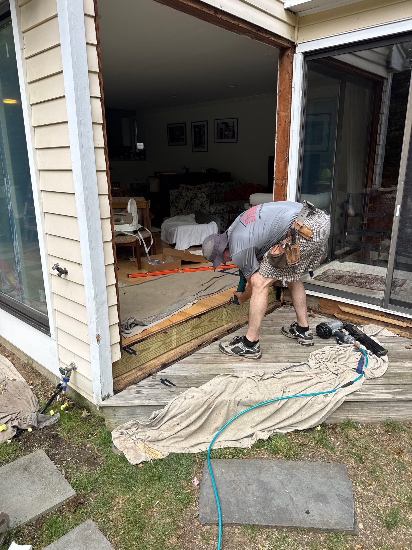 Infinity By Marvin Patio Door Installation by DiGiorgi Roofing and Siding Inc