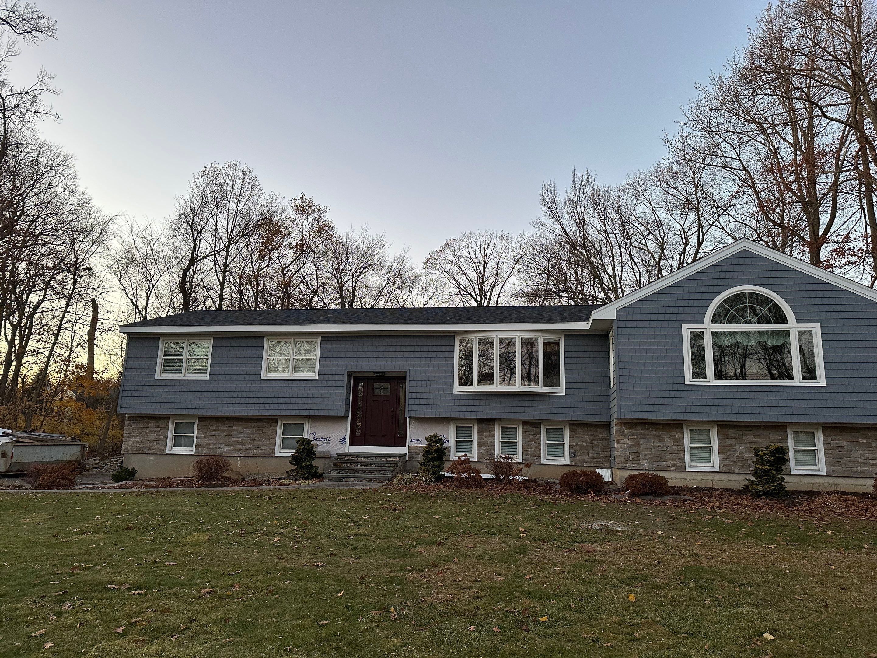 New Roofing, Siding front door by A Plus Exterior