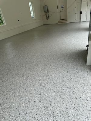 Garage Floor Coating using Cabin Fever