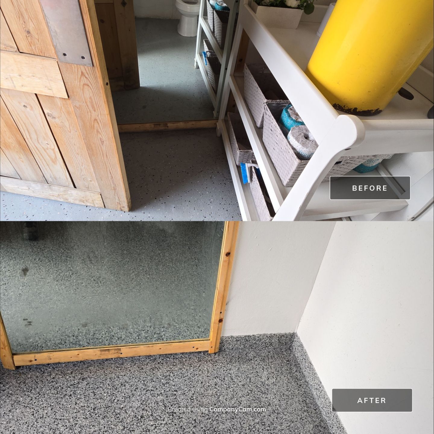 Check it out! Steelwheel Corner gets a new floor! by Elite Floor Solutions