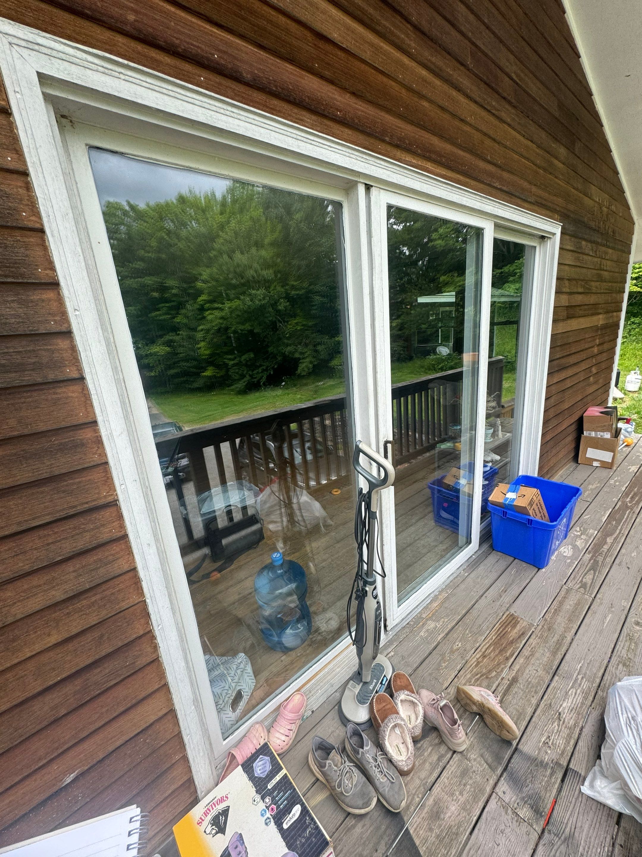 Sliding Glass Door Installation in Stamford, VT  by Yankee Home Improvement