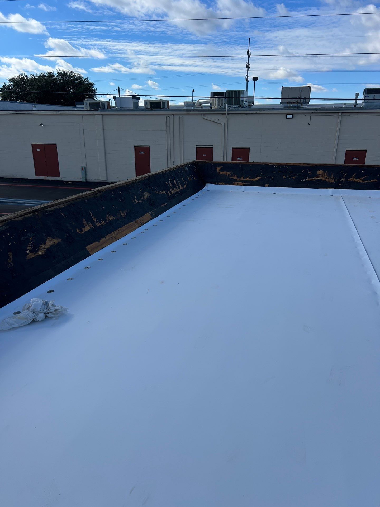 Commercial Roofing Installation using GAF Evergaurd TPO 60 Mil by Becker Roofing and Exteriors