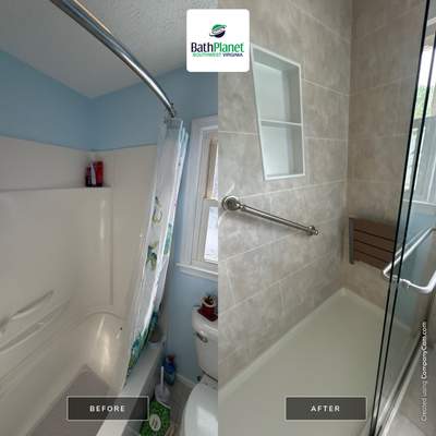 Tub to Shower