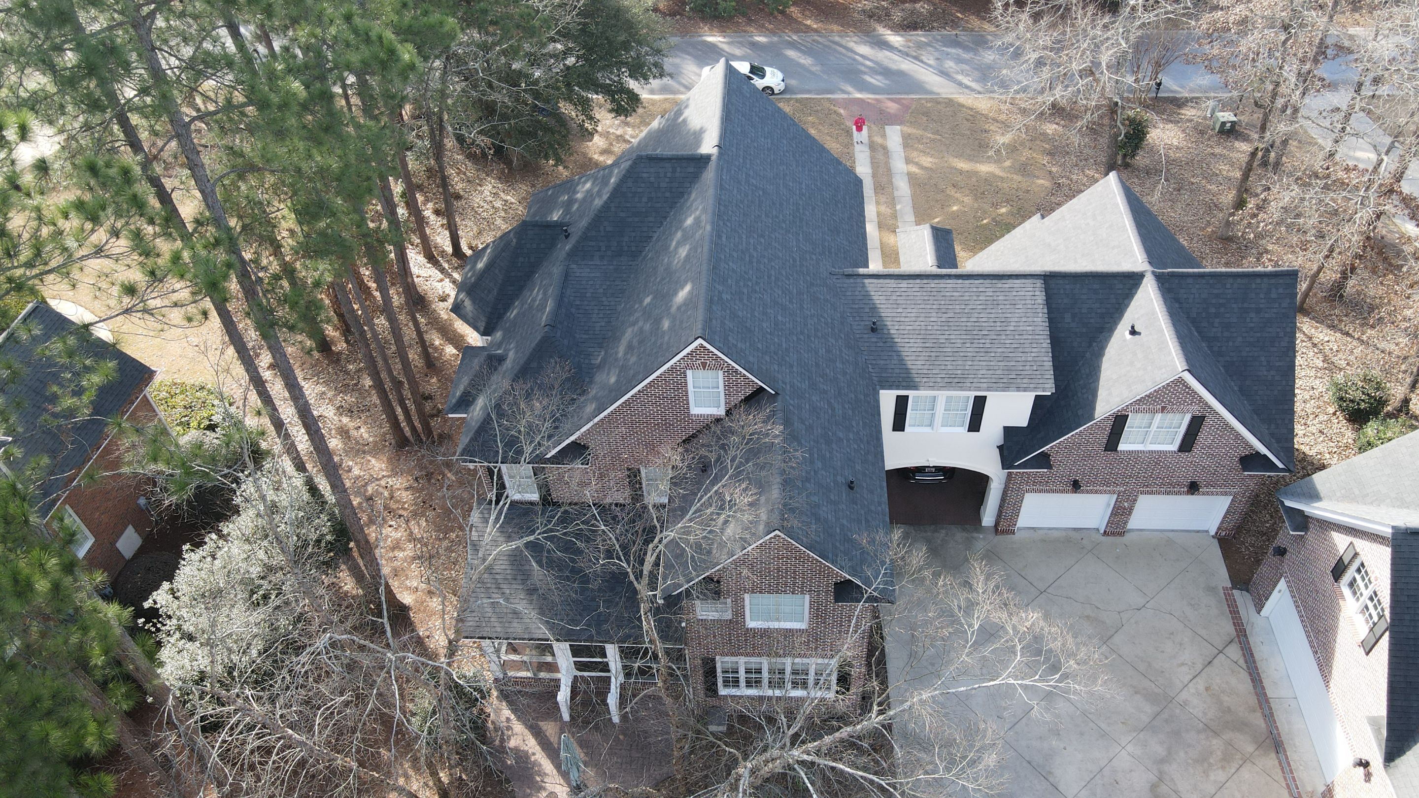 Residential Roofing Installation using Owens Corning Duration Williamsbur Gray by Indigo State Roofing