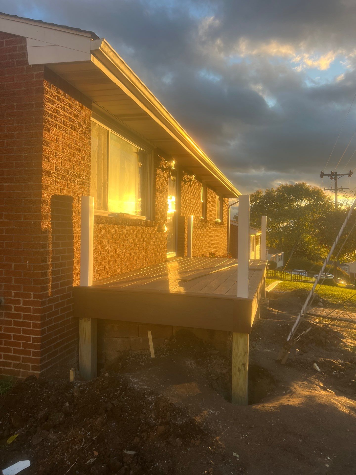 Deck and roof replacement  by Cousins Roofing Siding & Decks