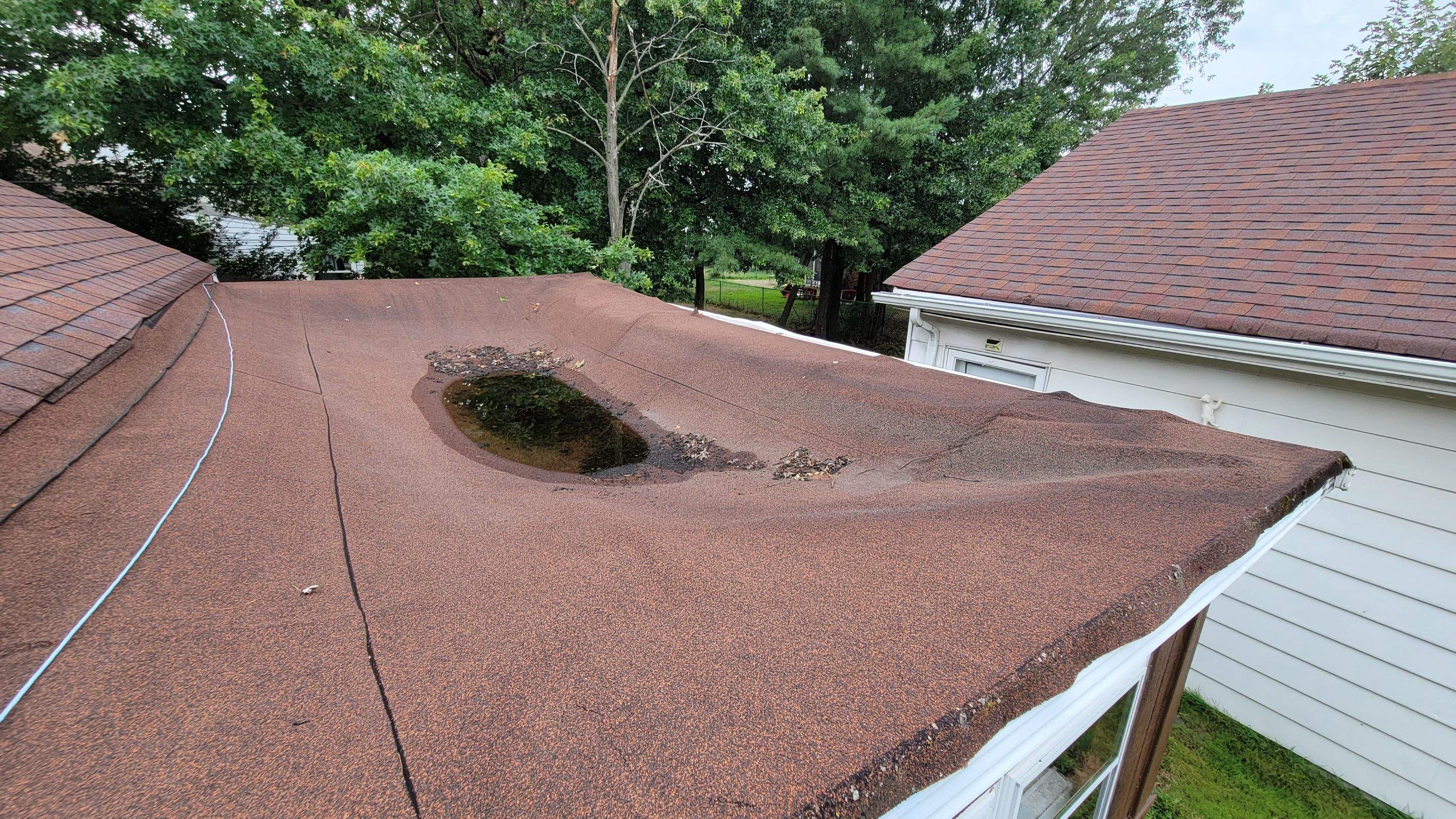 Tree Destroyed Patio Room by Absolute Roofing and Construction