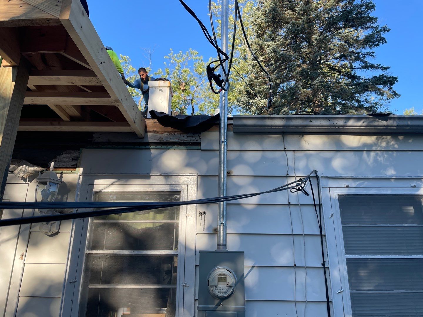 Siding Installation using Alside Charter Oak Siding  by Pro Home Services Inc