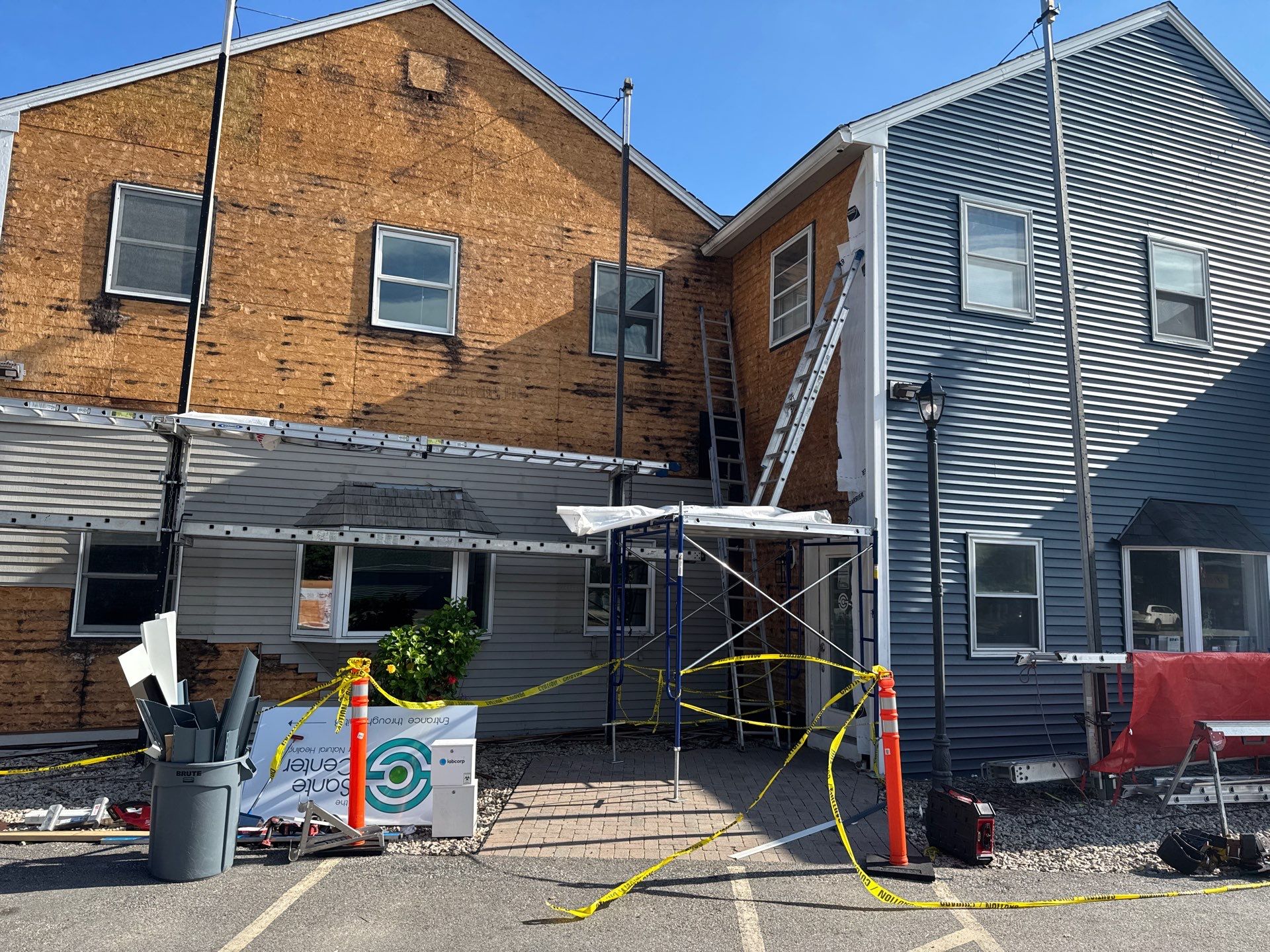 Commercial Siding Replacement on Lafayette Road in Hampton, NH | CertainTeed Vinyl Siding & Exterior Renovation by Compass exteriors