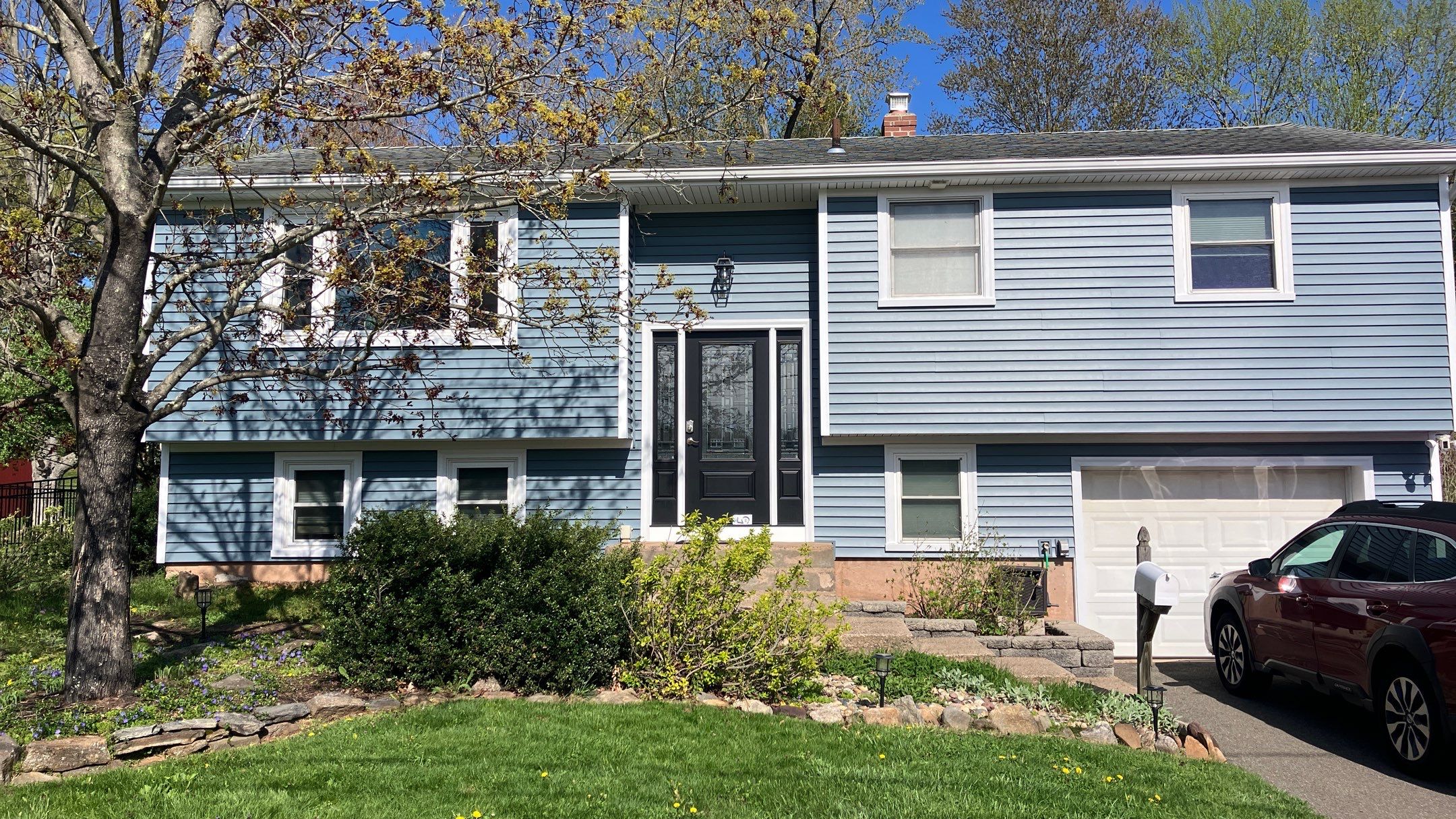 Stunning Siding Transformation with Cert. Restoration Classic D/4 Standard, Wedgewood Blue by DiGiorgi Roofing and Siding Inc