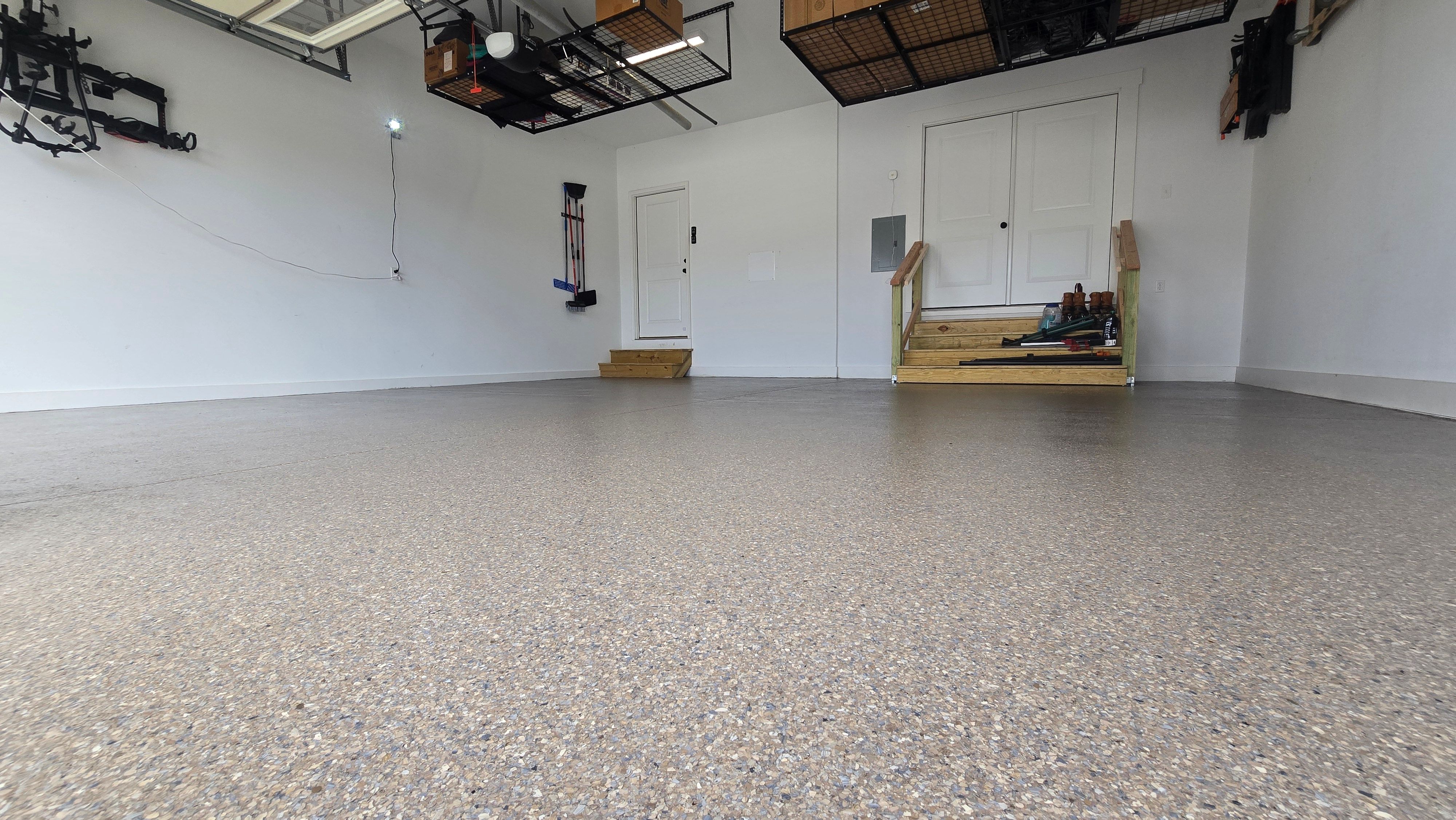 Garage using Obsidian by Elite Floor Solutions