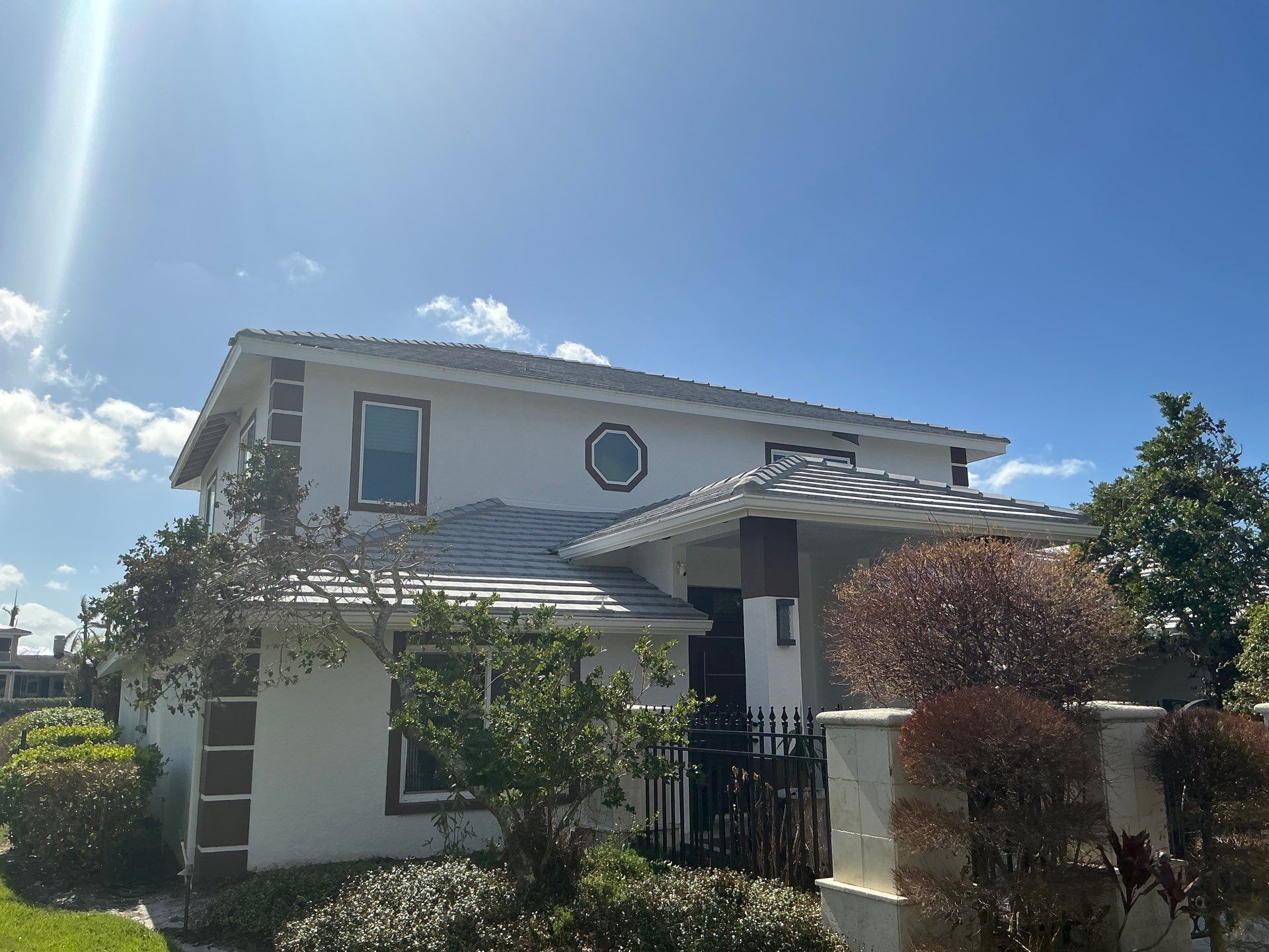 Repainting and Upgrading Gutters in Sarasota FL by Gutter Professors