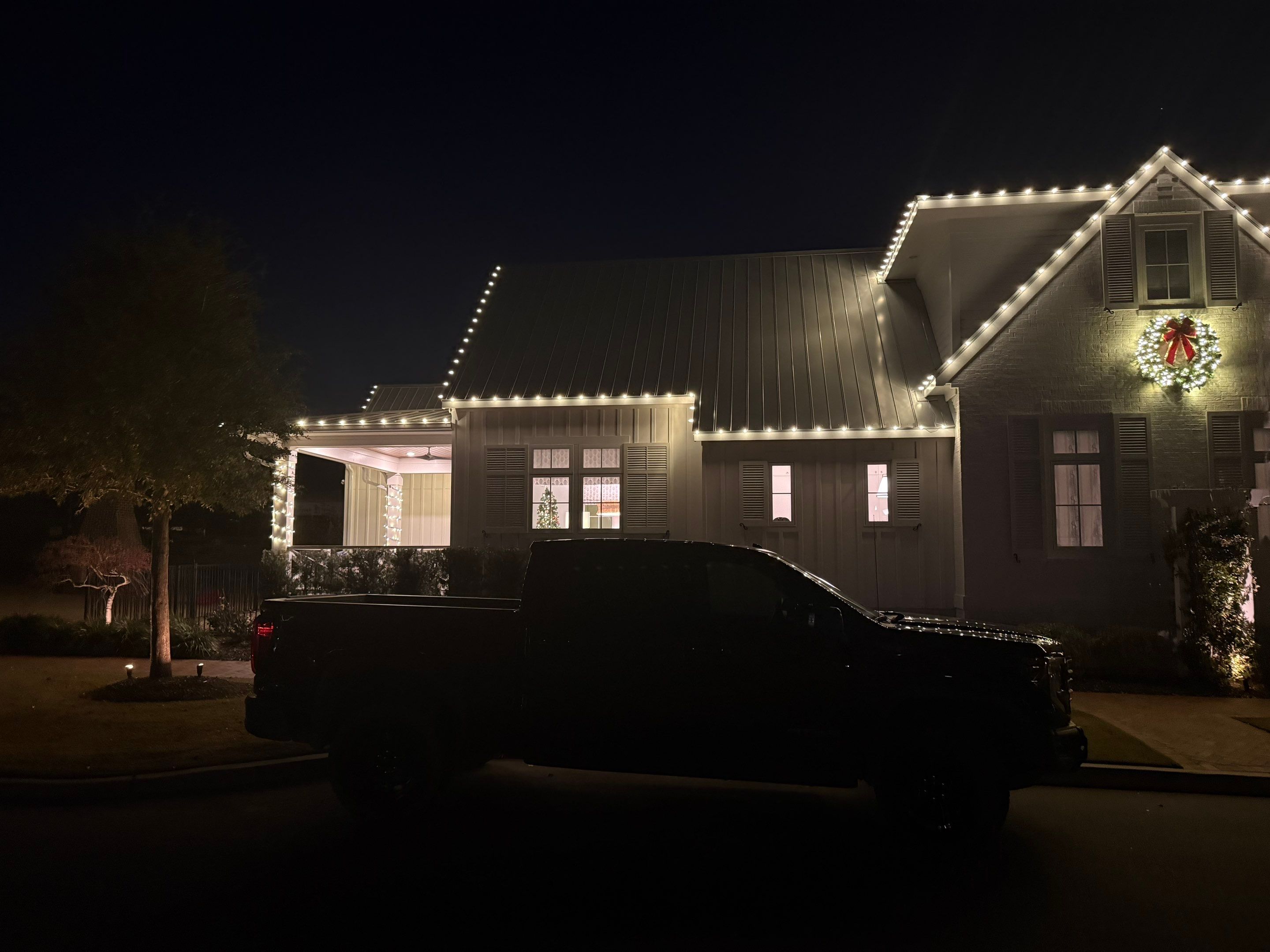 Christmas Light Installation-Airlie Rd by Shark Power Washing