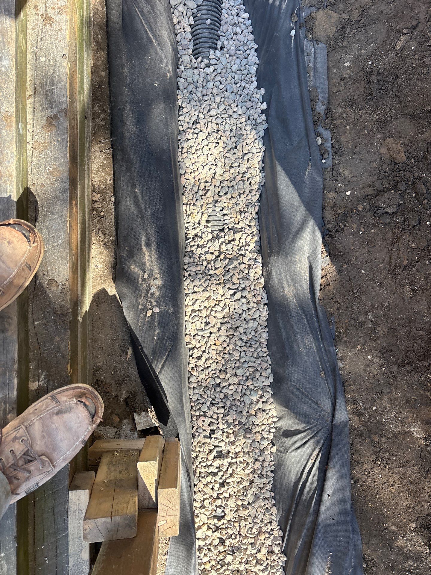 Foundation Drainage Board & French Drain in Southwest Minneapolis by Waterproofing Northeast