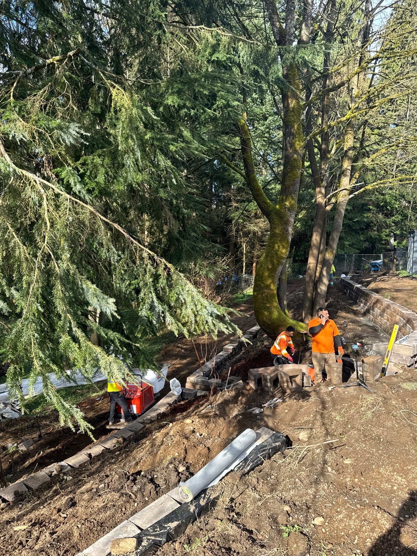 Retaining Wall and Backyard Renovation | Everett  by Jireh Asphalt & Concrete Inc 