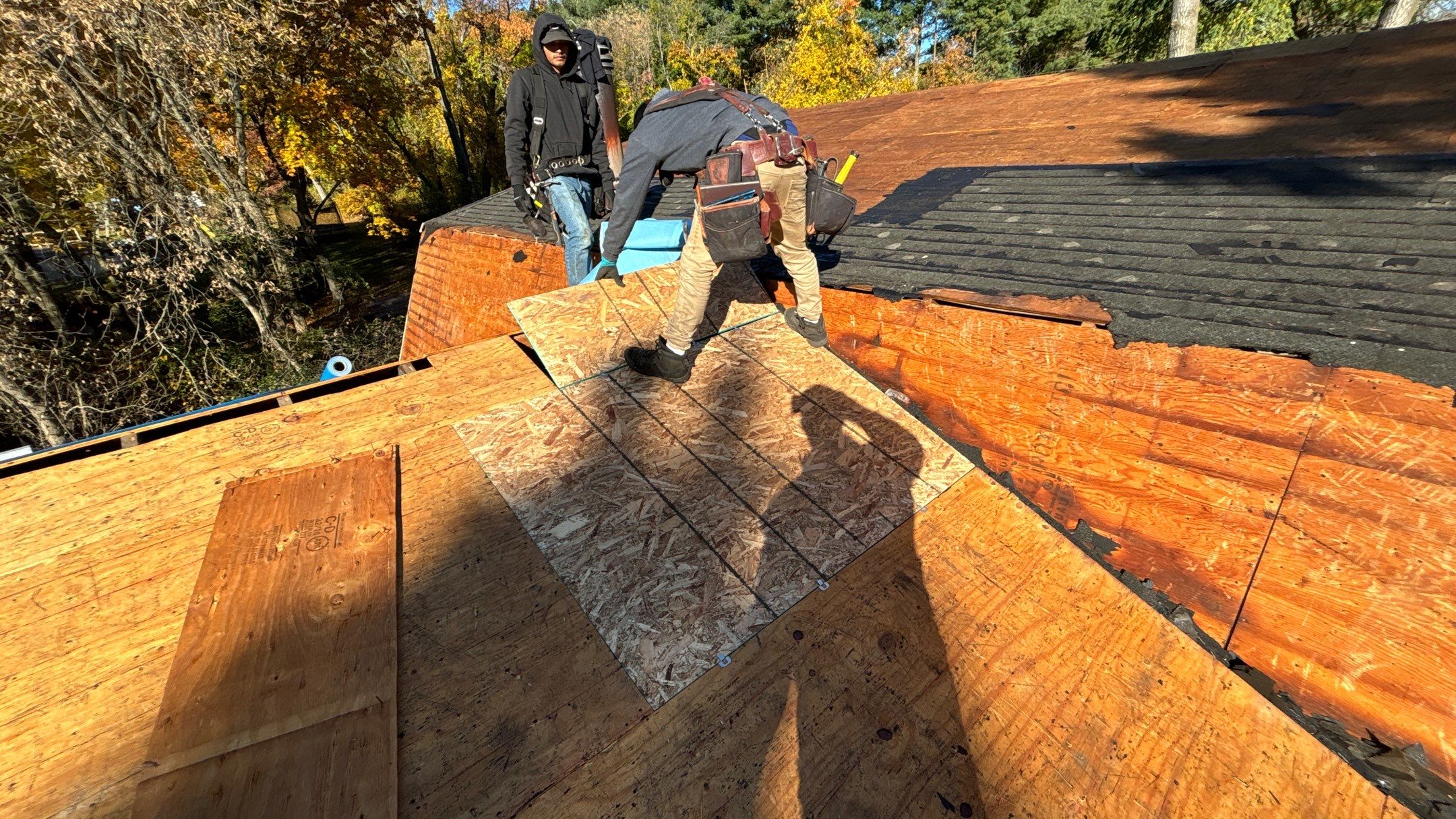 Roof Replacement using Certainteed HD Moire Black by 180 Contractors
