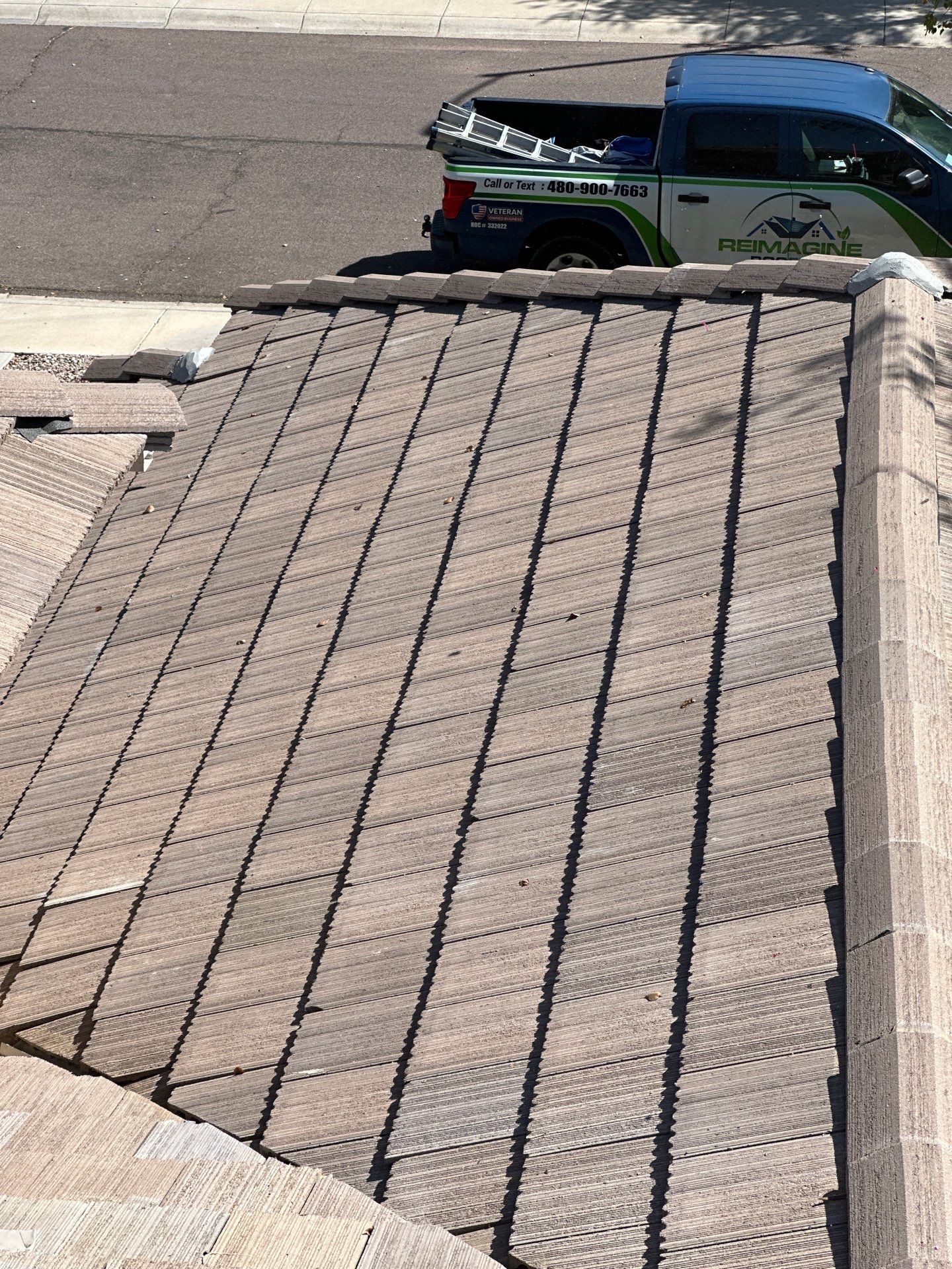 Sandstone Concrete Tile by Reimagine Roofing