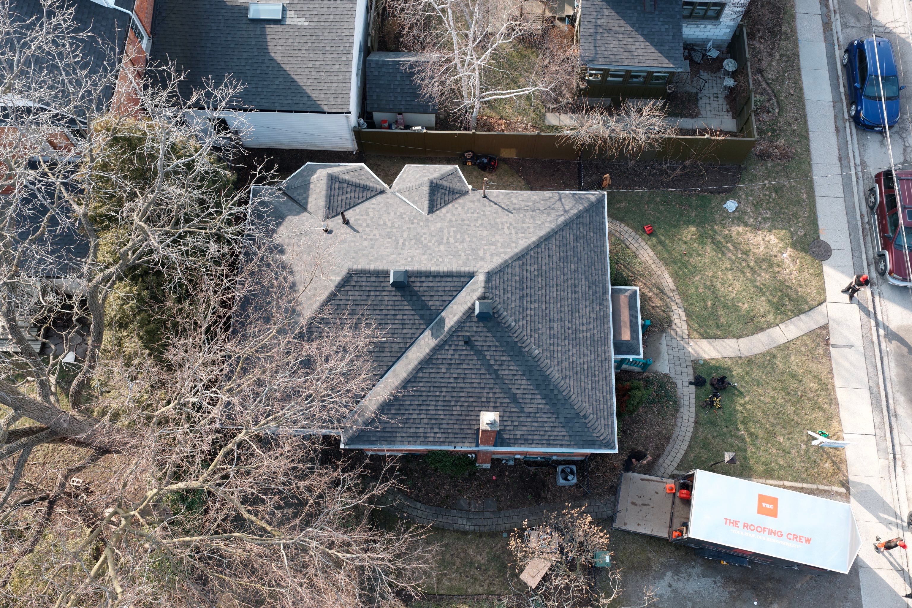 Project in Hamilton by The Roofing Crew