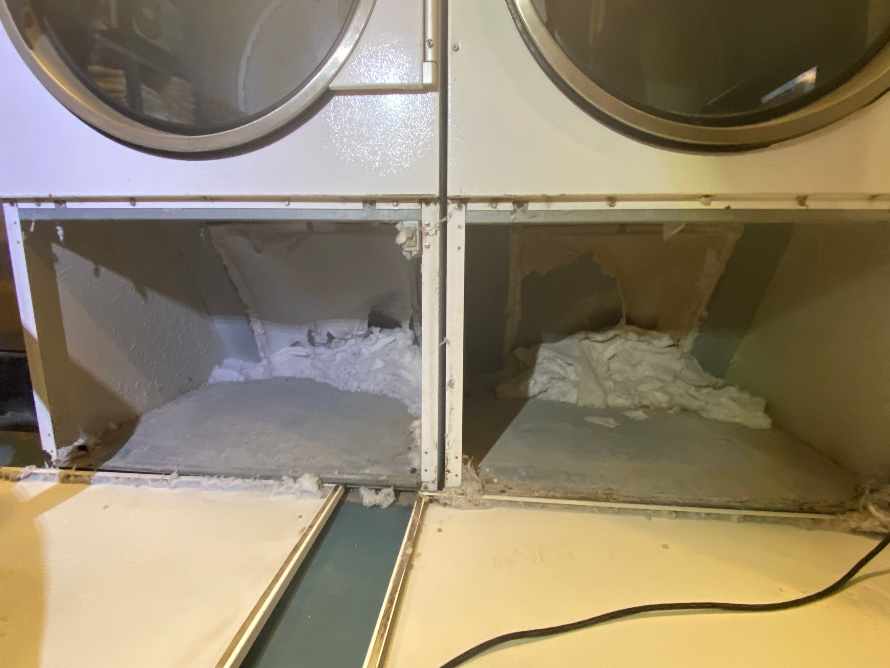 Baseball Stadium Laundry Room by Peach State Dryer Vents & Air Ducts
