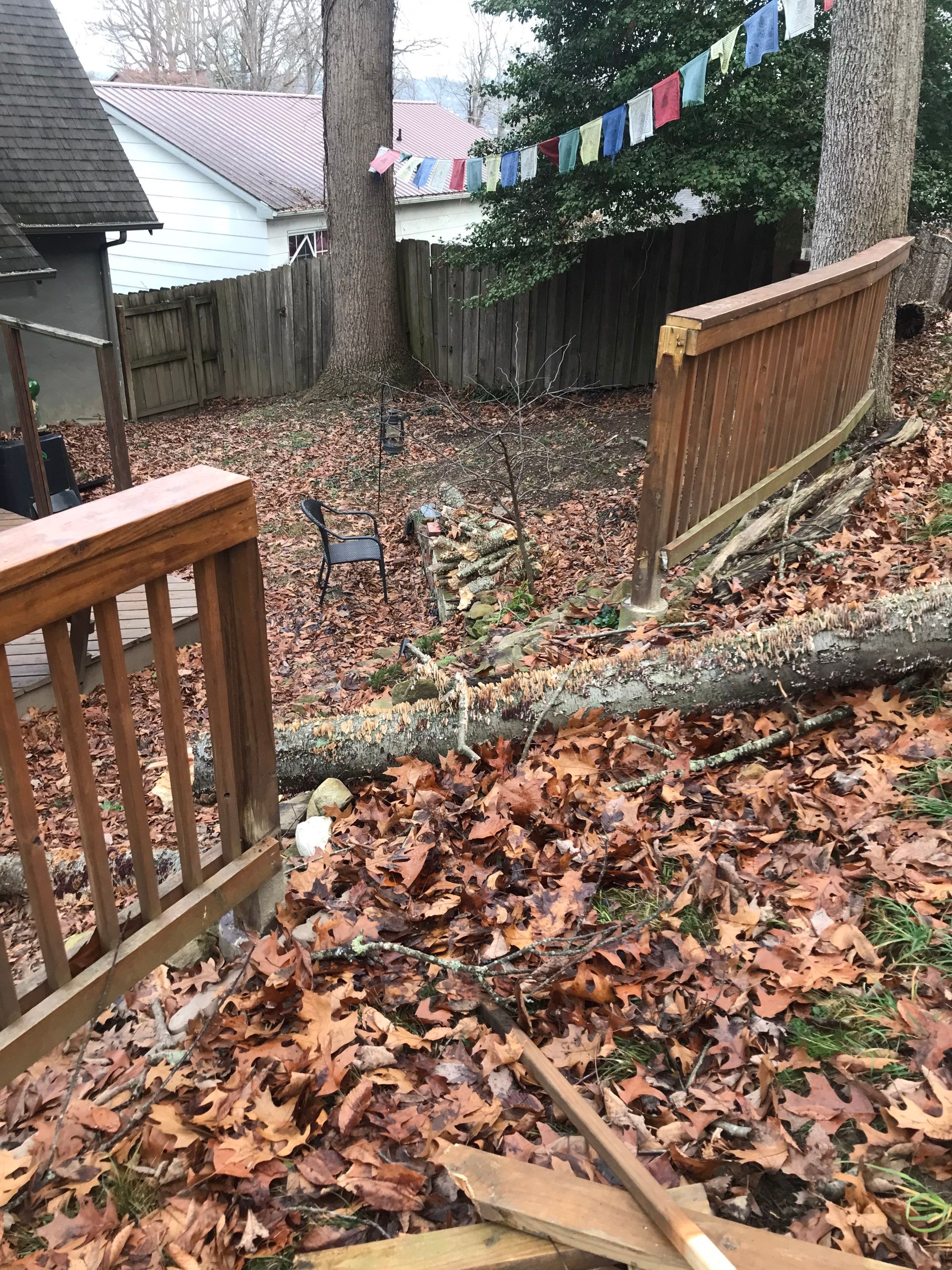 Fence Repair using Pressure Treated Lumber by Secure Construction Company Inc