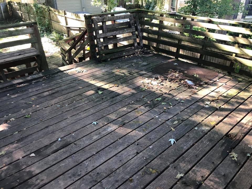 wood deck using treated lumber by Kraz Construction