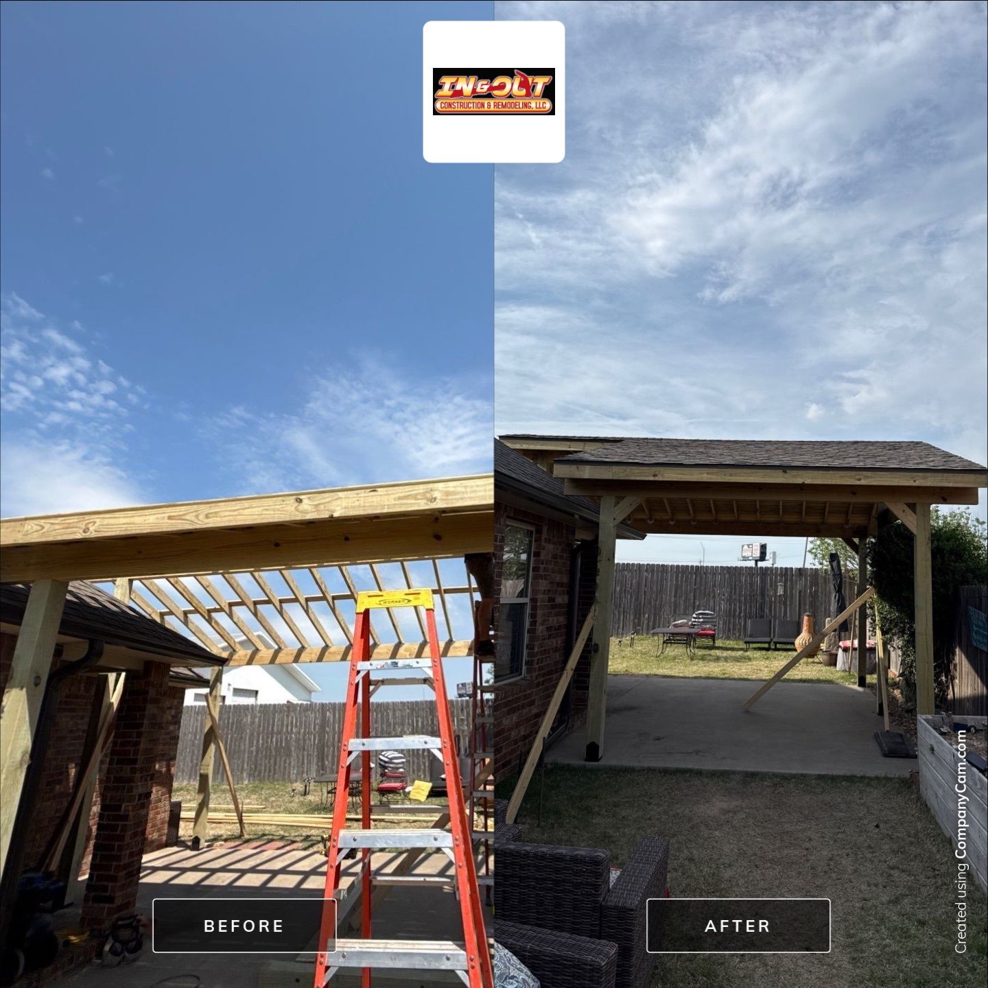 Residential Roofing Installation using Tamko Building Products by In & Out Construction & Remodeling, LLC