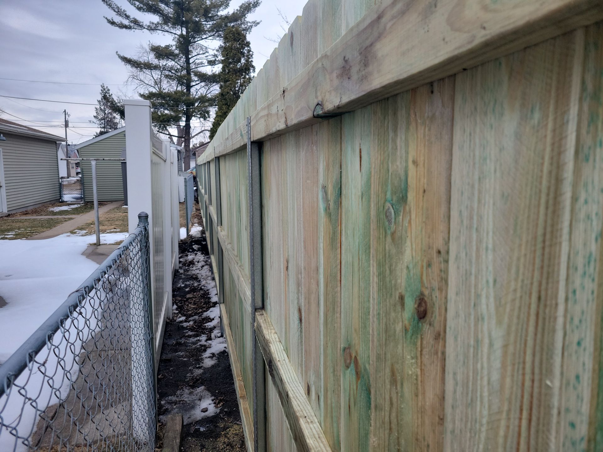 Wood Privacy Fence Installation and Replacement in Waterloo by Perfect Picket Fence and Stain