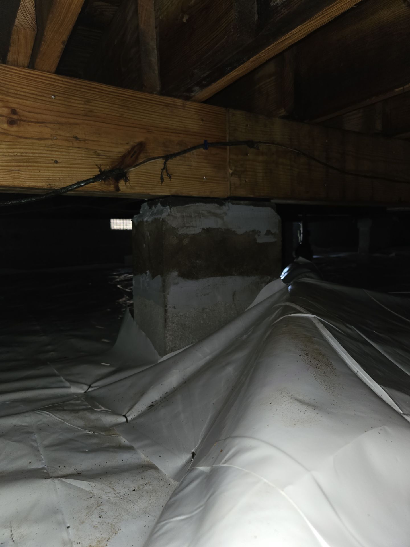 Project in Franklin by Patriot Crawl Space Repairs