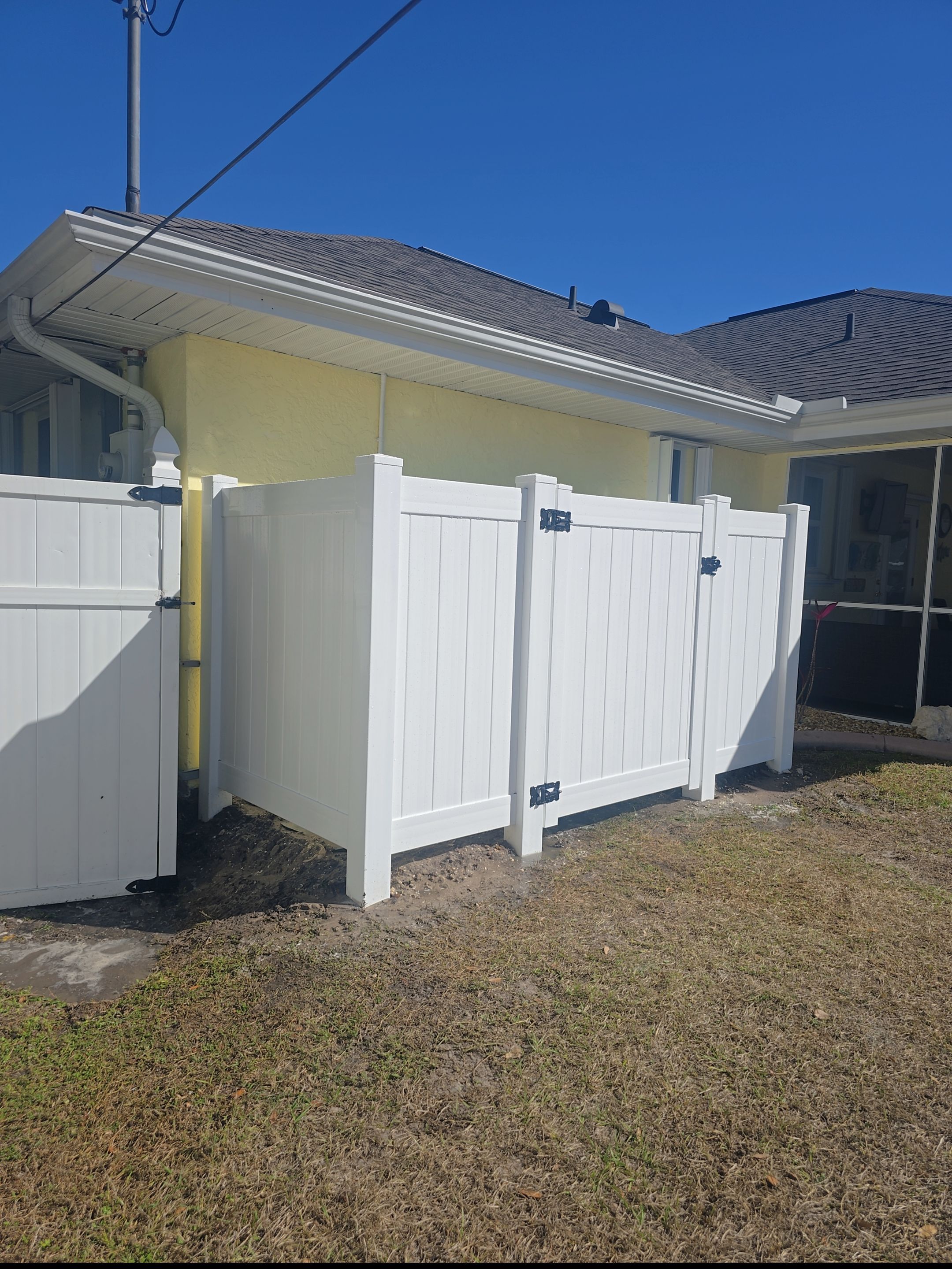 Pool Equipment Enclosure in Port Charlotte by True Fence LLC