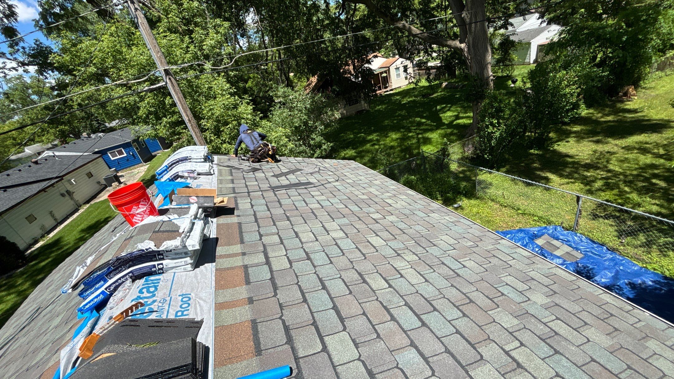 Roof Replacement using CertainTeed Landmark by 180 Contractors