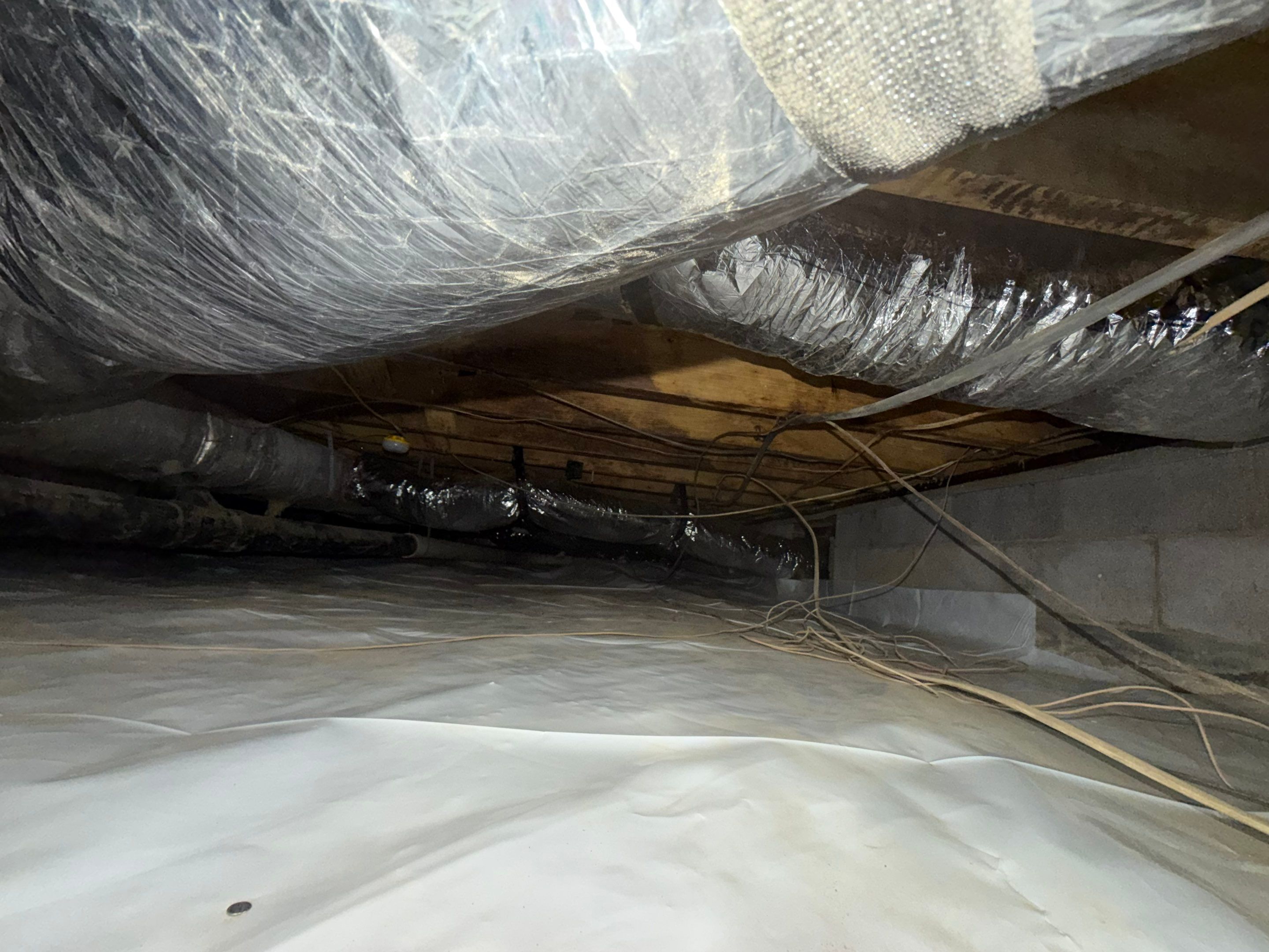 Project in Smithfield by Patriot Crawl Space Repairs