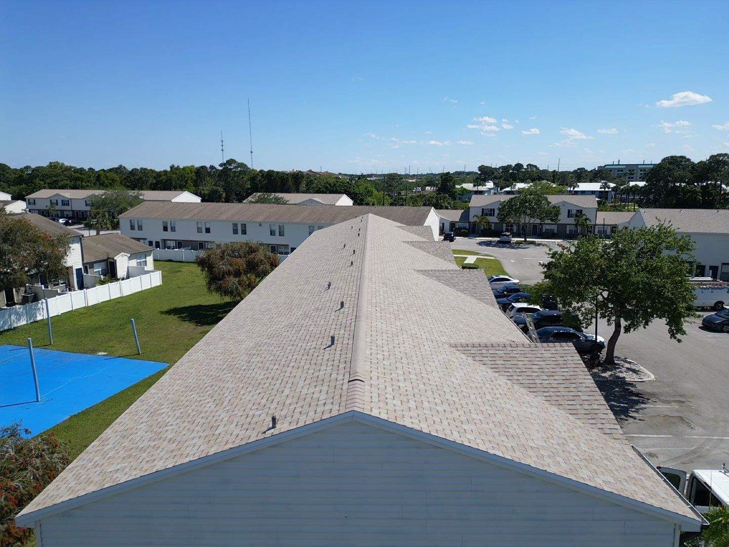 Apartment Complex Shingle Roof Replacement by Sailfish Roofing