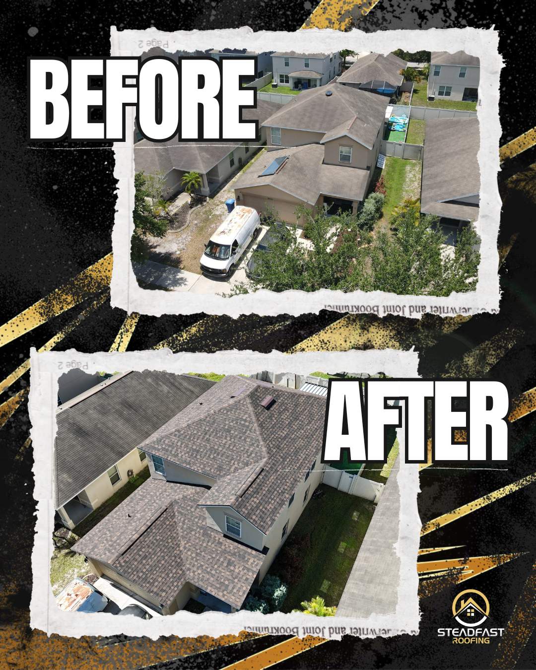 Roof Replacement in Ruskin, FL by Steadfast Roofing 