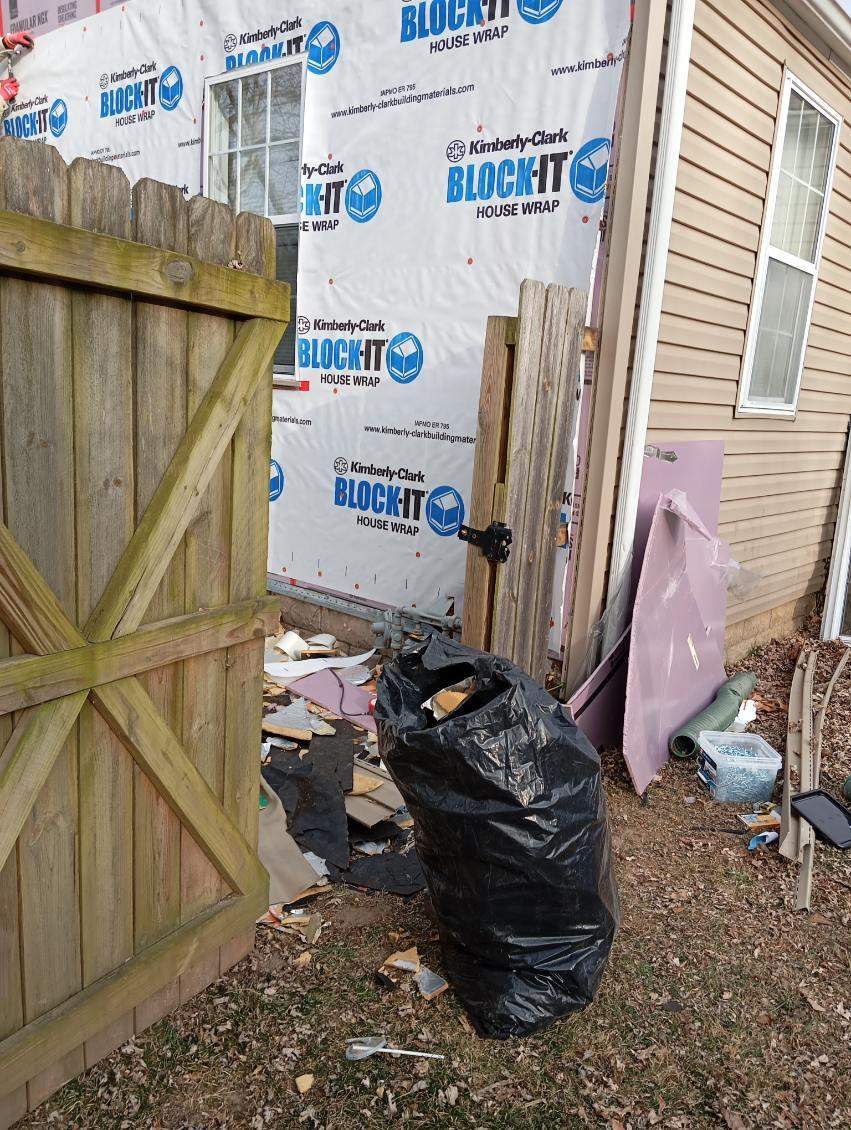 Fire-Damage Exterior Restoration – Siding, WRB, Insulation & Windows - Fairview Heights, IL by Legendary Services Company LLC.