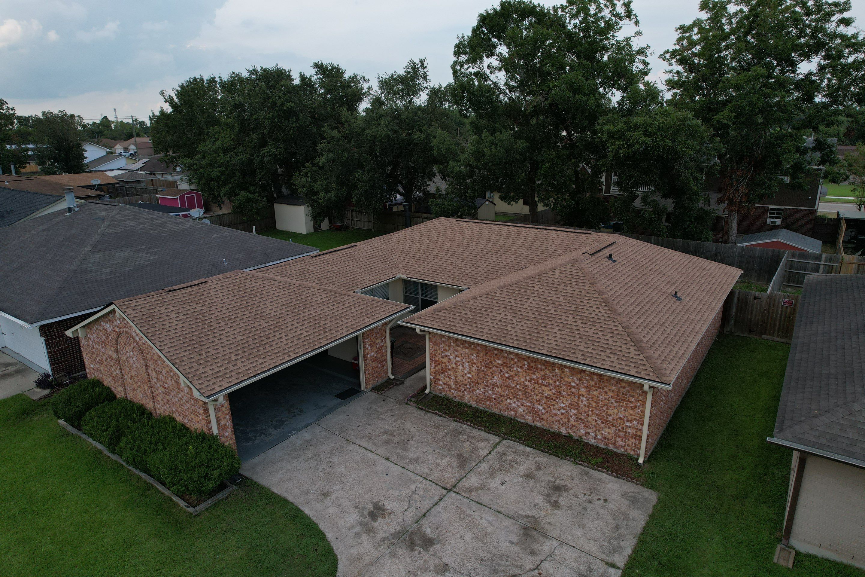 Residential Roofing Installation using GAF Timberline HDZ by Vlex Roofing