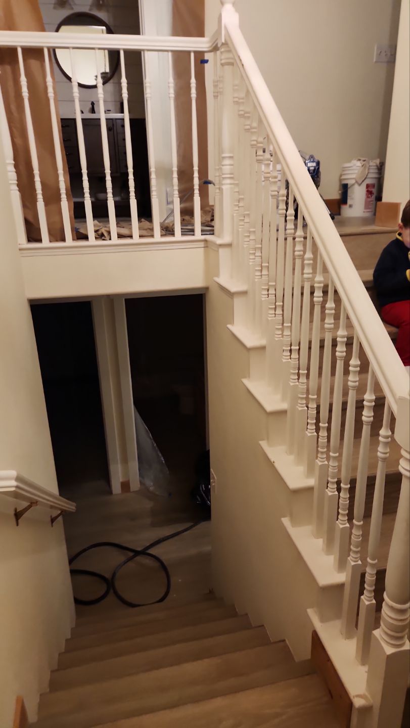 Interior Railing by The Tahoe Tradesman