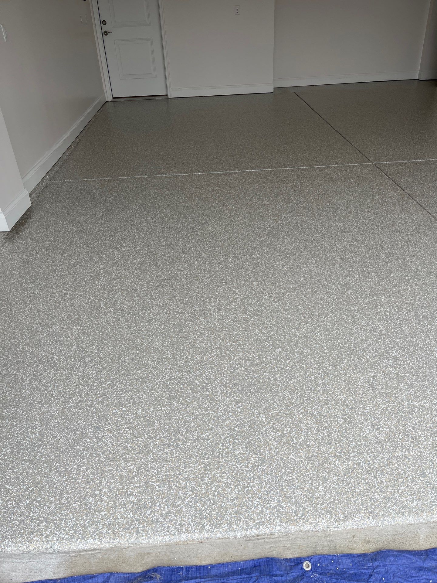 Garage Floor Coating using Custom Color by My Garage Floor Guys