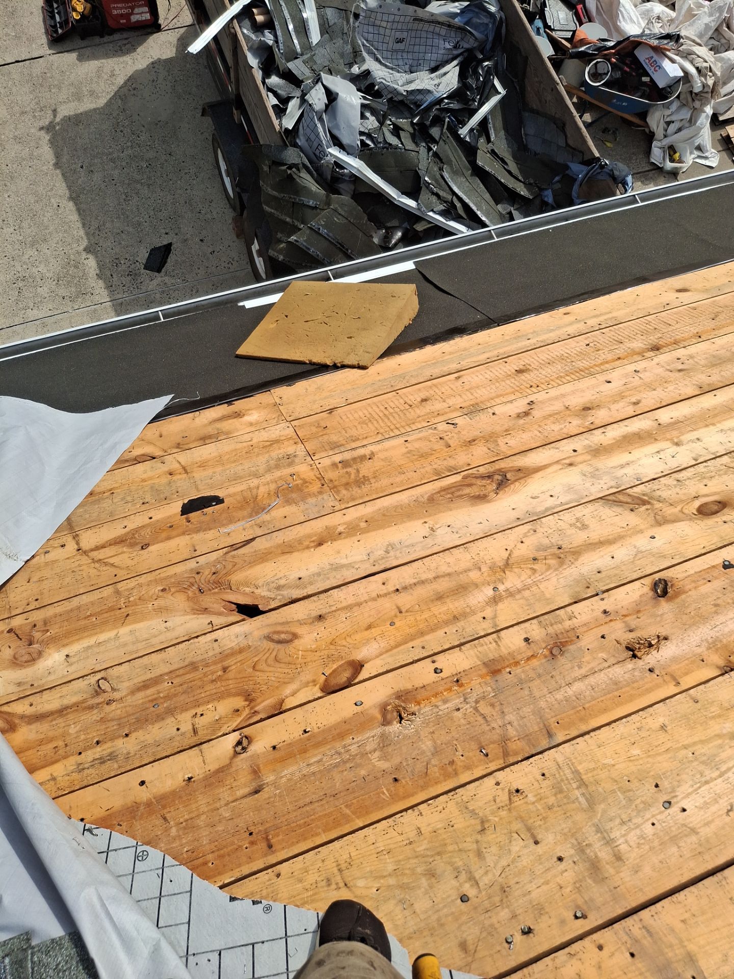 Residential Roofing Installation using GAF Timberline HDZ, Oyster Gray by Rainstoppers Roofing