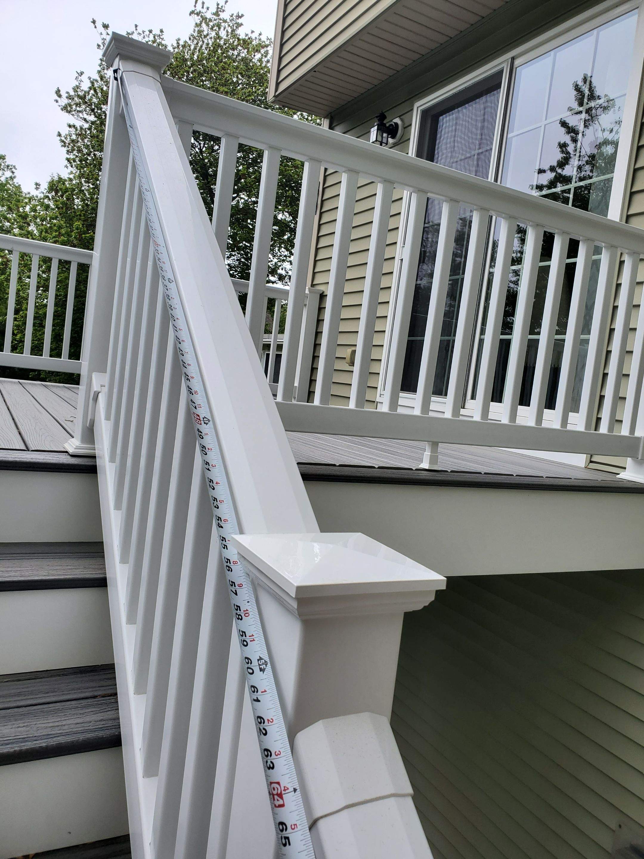 Porch/Deck Construction using Trex Decking by UBrothers Construction