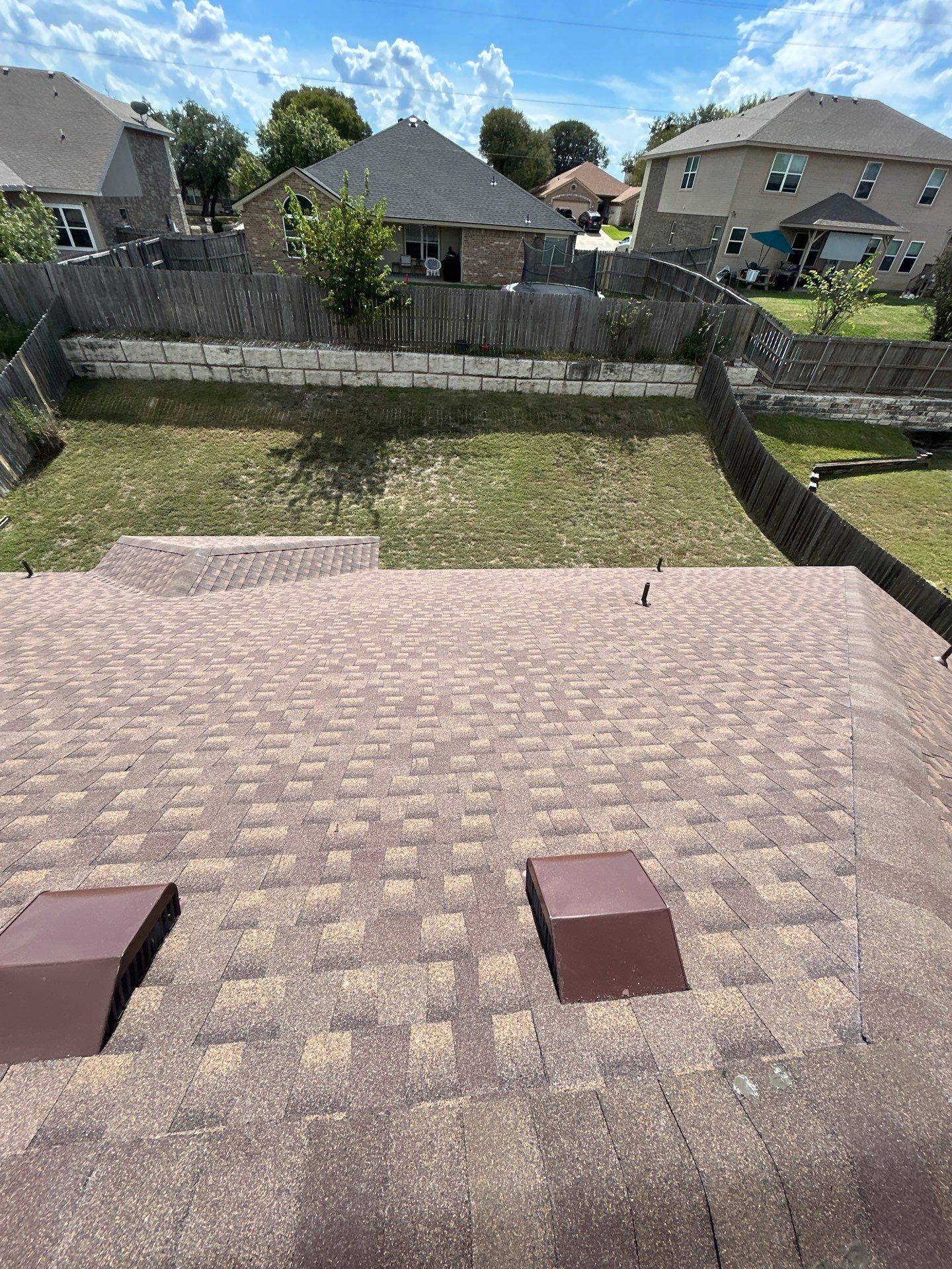 Residential Roof Replacement using GAF - HDZ - Barkwood by Action Exteriors Austin