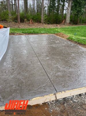 Jamie | Stamped Finish Patio, Concrete Project