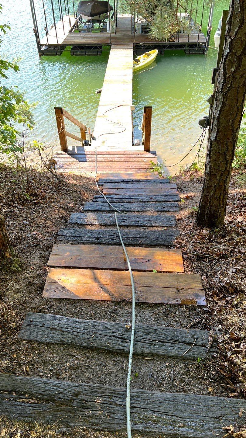 Dock using Wood Sealant by DuraSeal